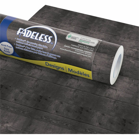 Fadeless Designs Paper Roll: Black Art & Craft for Classroom Display and Bulletin Board - Sets Trim