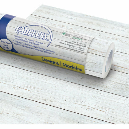 Fadeless Shiplap Design Board Art Paper: Versatile Craft & Decor Roll - Bulletin Sets Trim