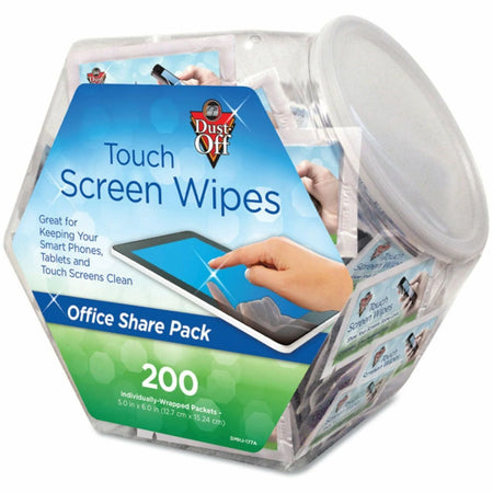 Falcon Alcohol-free Antistatic Monitor Wipes - Screen Cleaner for Electronics - Cleaning Supplies