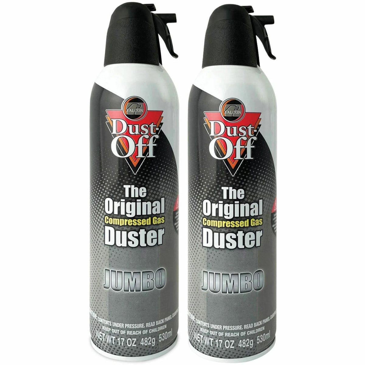 Falcon Dust-Off Jumbo Disposable Dusters - Ozone-Safe & Moisture-Free - Electronics Cleaning Supplies