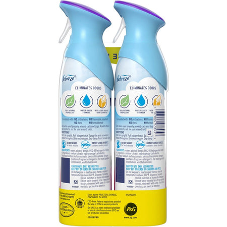 Febreze Air Spring/Renewal Spray Packs - Liquid - 8.8 fl oz (0.3 quart) - Spring & Renewal - Odor Neutralizer VOC-free