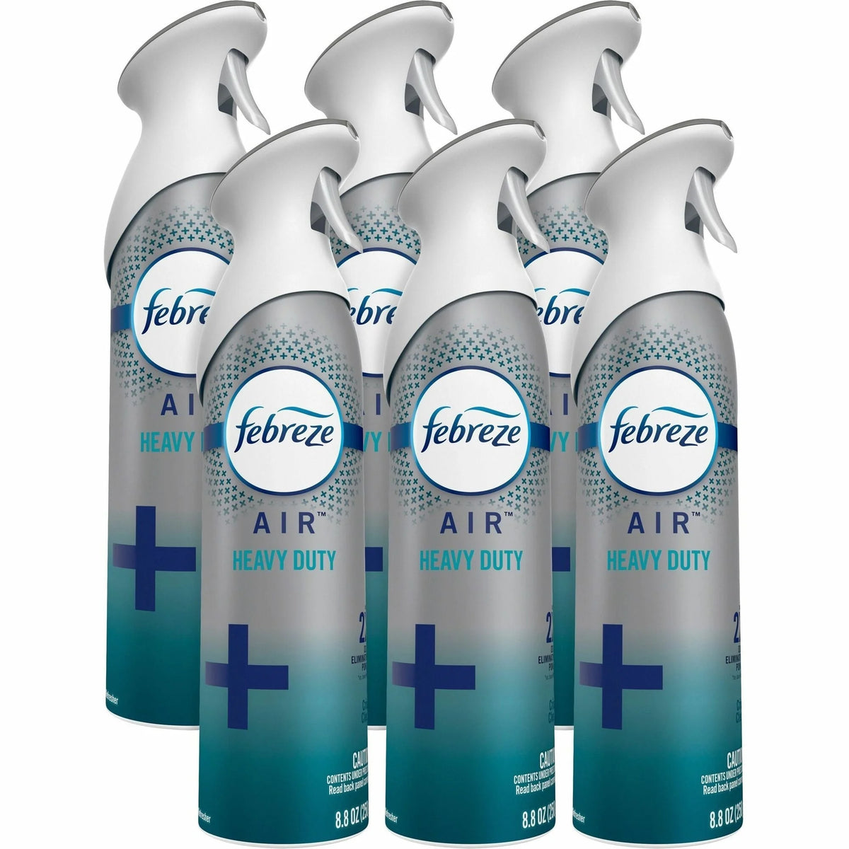 Febreze Air Freshener Spray - 8.8 fl oz (0.3 quart) - Crisp Clean - Odor Neutralizer VOC-free Heavy Duty - 6 / Carton