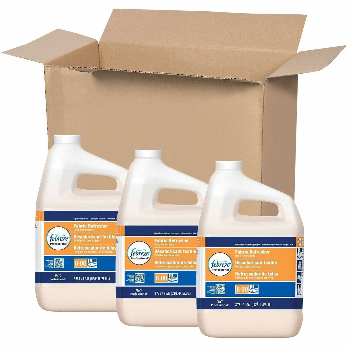Febreze Fabric Refresher Refill - 128 fl oz - Fresh Scent - White Bottle - Air Fresheners