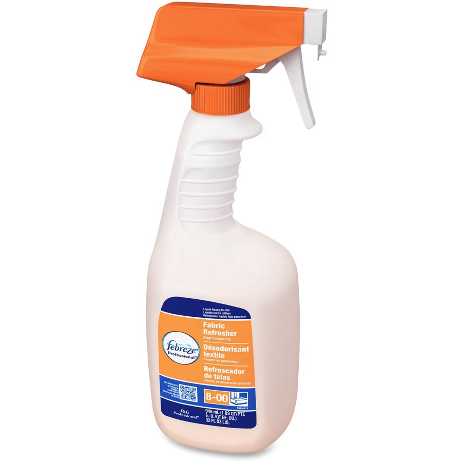 Febreze Fabric Refresher Spray - For - 32 fl oz (1 quart) - Fresh Scent - Recommended For: Odor Remover - White - Air