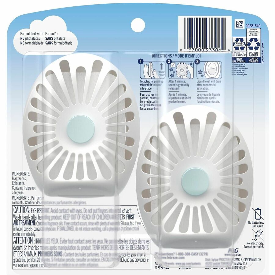 Febreze Hawaiian Small Spaces - Liquid - 25 fl oz (0.8 quart) - Aloha - 45 Day - 2 / Pack - Air Fresheners