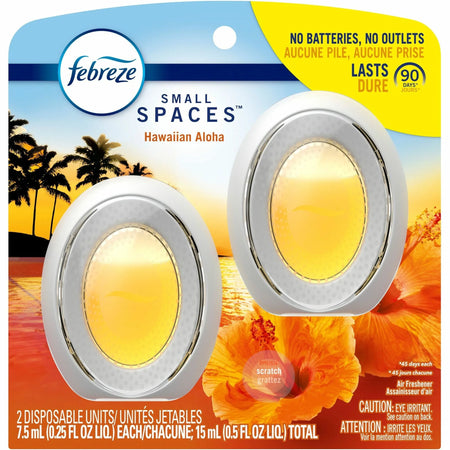 Febreze Hawaiian Small Spaces: Liquid Air Freshener - Aloha - 45 Day - 2 Pack - Fresheners