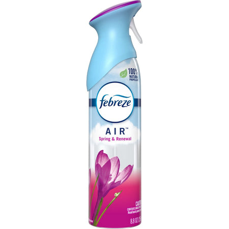 Febreze Odor-Fighting Air Freshener - Spray - 8.8 fl oz (0.3 quart) - Spring & Renewal - Odor Neutralizer VOC-free - 6