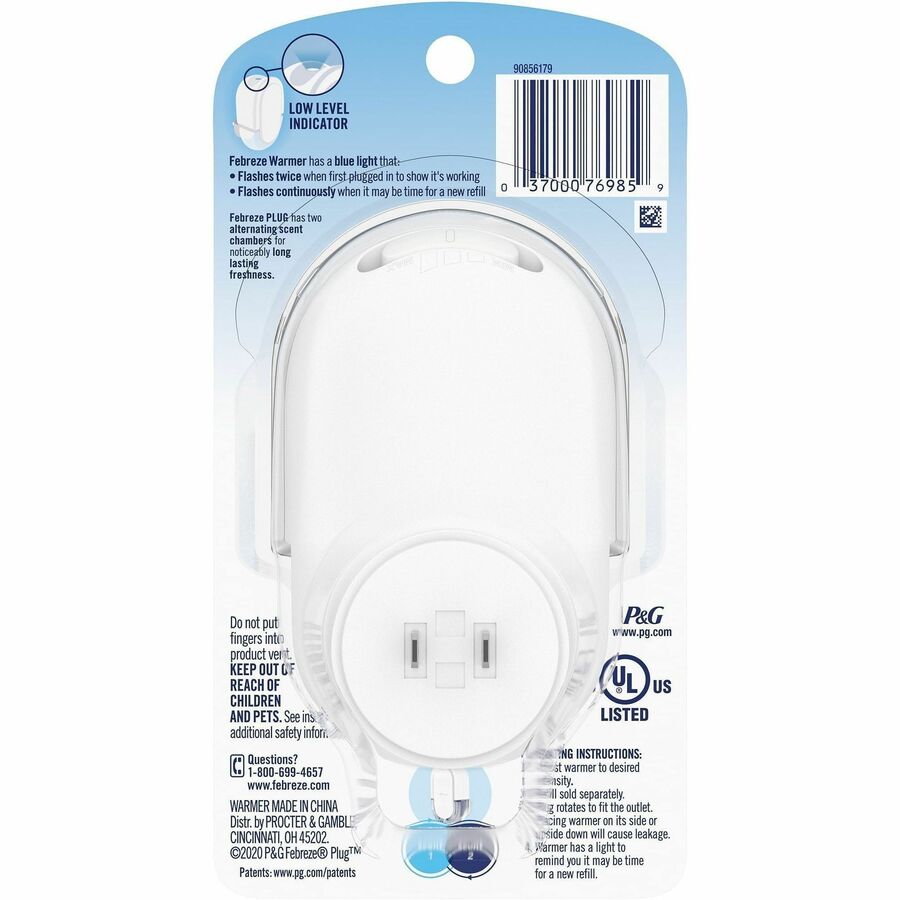 Febreze Plug Scented Oil Warmer - 50 Day - 4 / Carton - Air Freshener Dispensers
