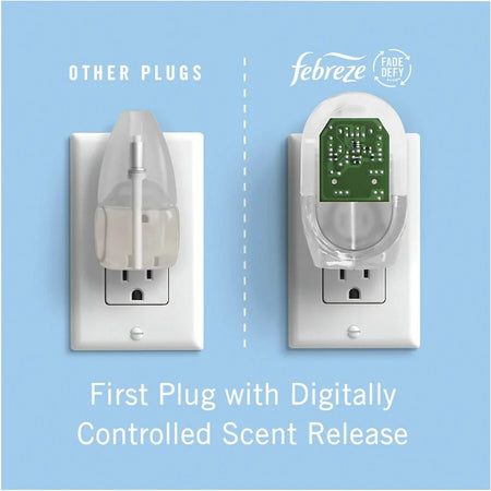 Febreze Plug Scented Oil Warmer: Long-lasting for 50 Days - Air Freshener Dispensers