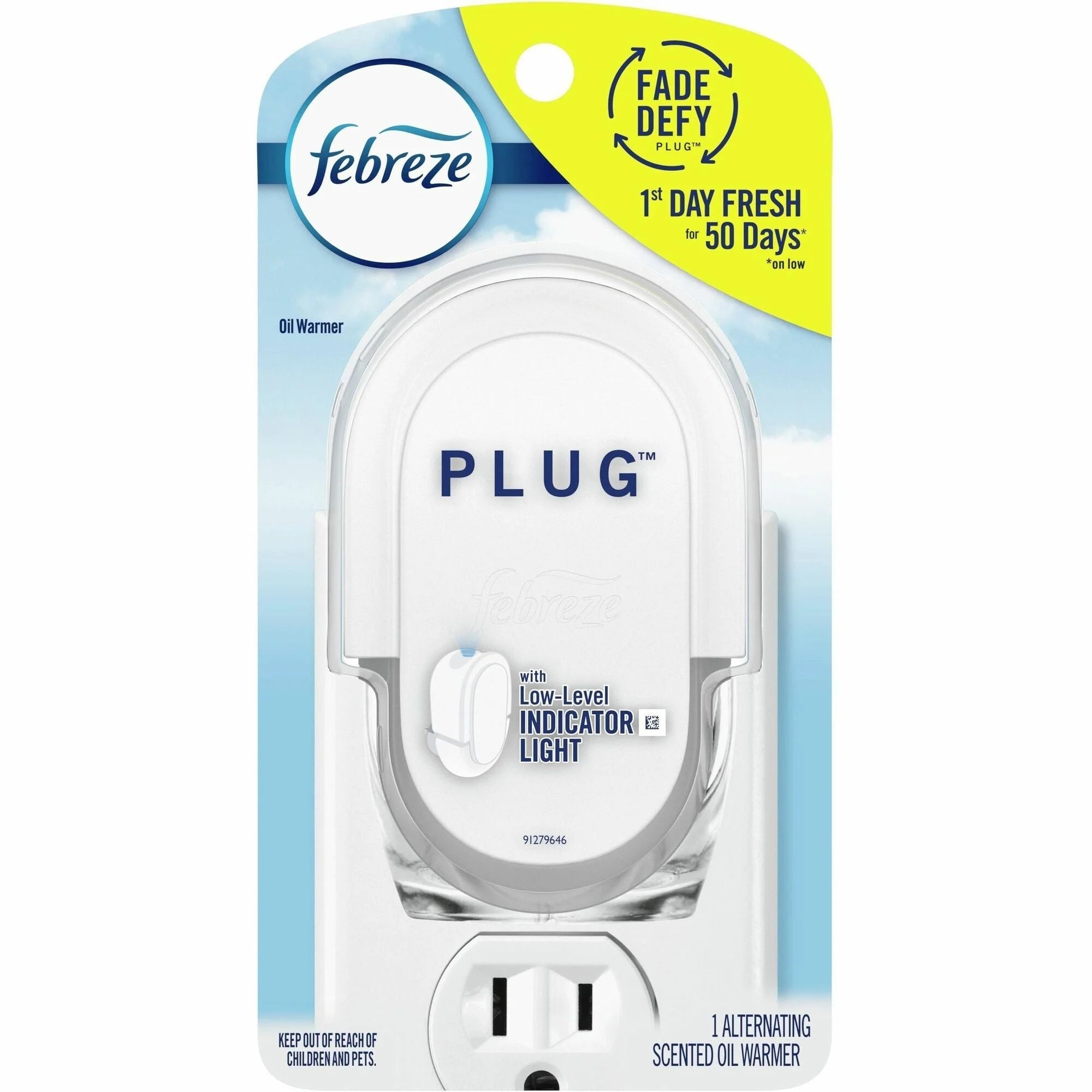 Febreze Plug Scented Oil Warmer: Long-lasting for 50 Days - Air Freshener Dispensers