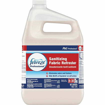 Febreze Sanitizing Fabric Refresh - 128 fl oz - Fresh Scent - 3/Carton - Laundry Cleaning & Supplies