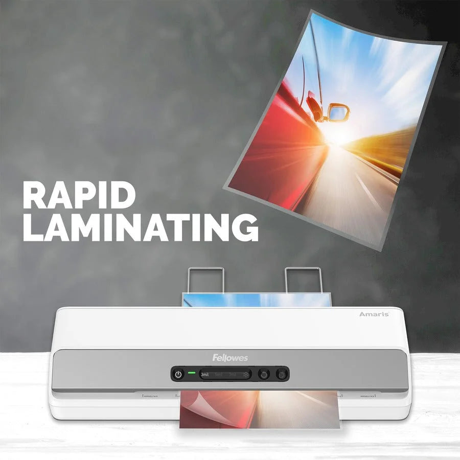Fellowes Amaris 125 Laminator: Pouch 7 mil Thickness - 21.3’’ x 8.2’’ - Laminators