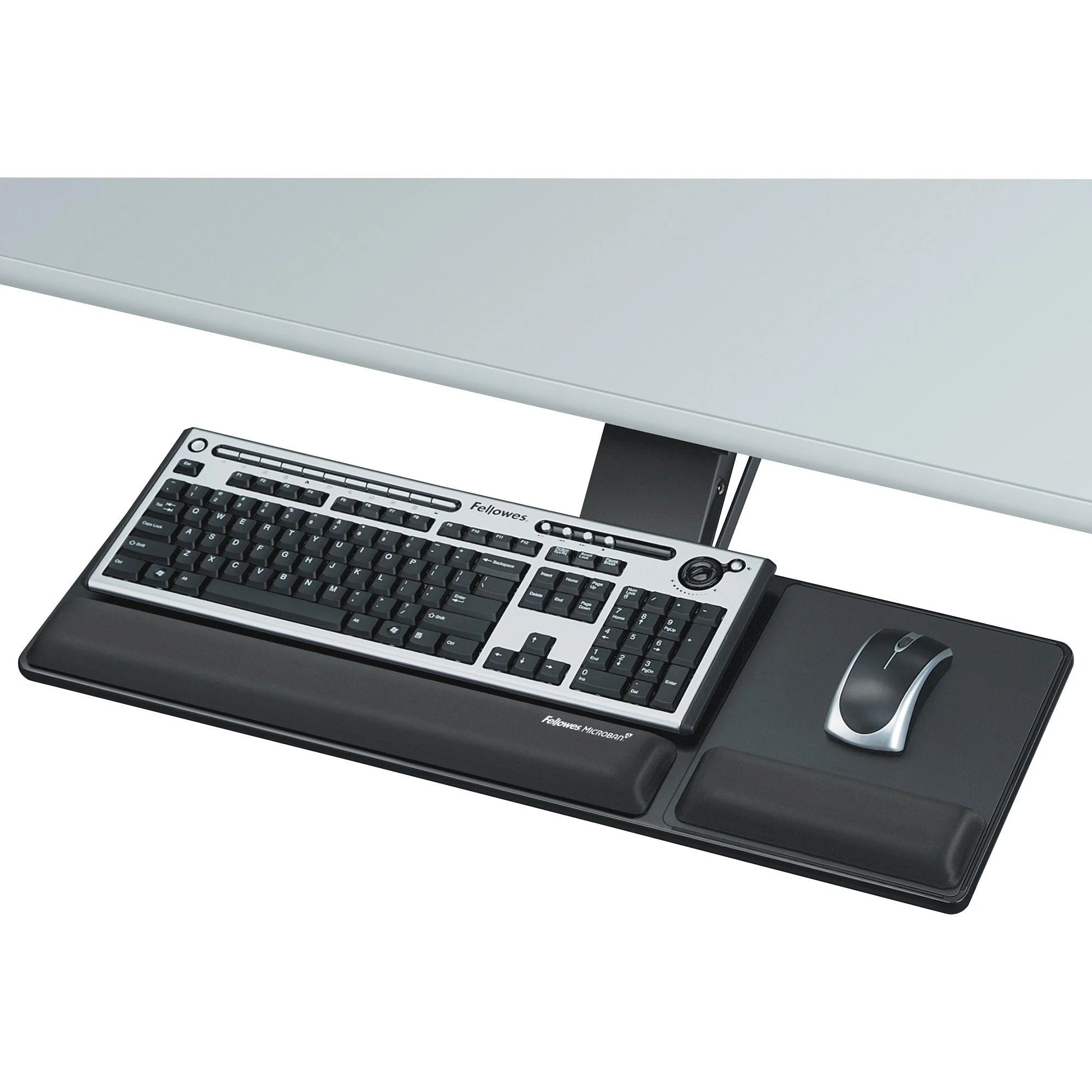Fellowes Designer Suites Compact Keyboard Tray - Ergonomic Workspace Solution - Computer / Laptop Accessories