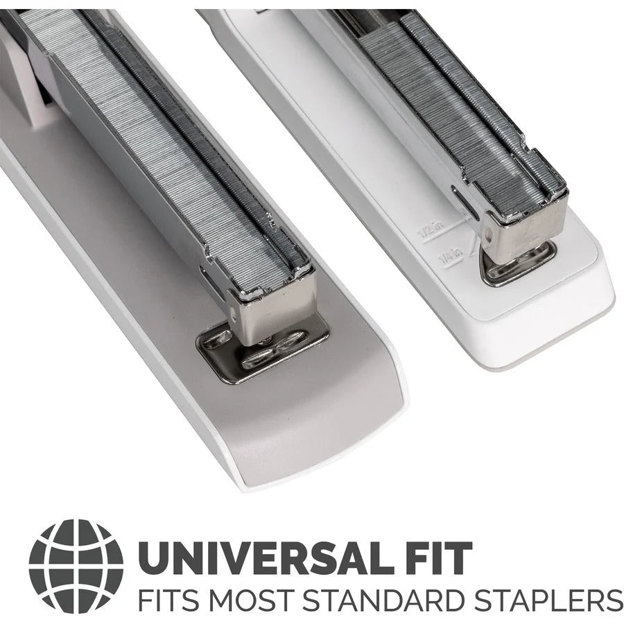 Fellowes Full Strip Staples 5000pk - 1/4’’ - Silver - Paper Stapling - & Staple Removers