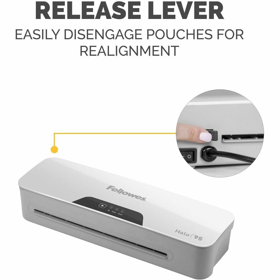 Fellowes Halo 95 Laminator & Pouch Starter Kit - Alternate-Image2
