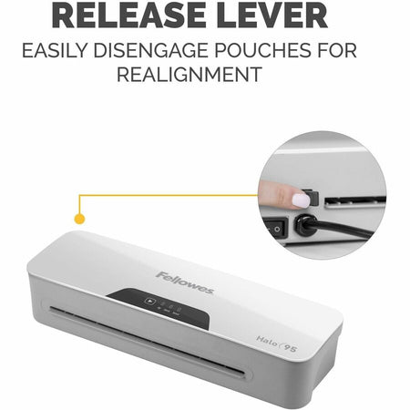 Fellowes Halo 95 Laminator & Pouch Starter Kit - Alternate-Image2