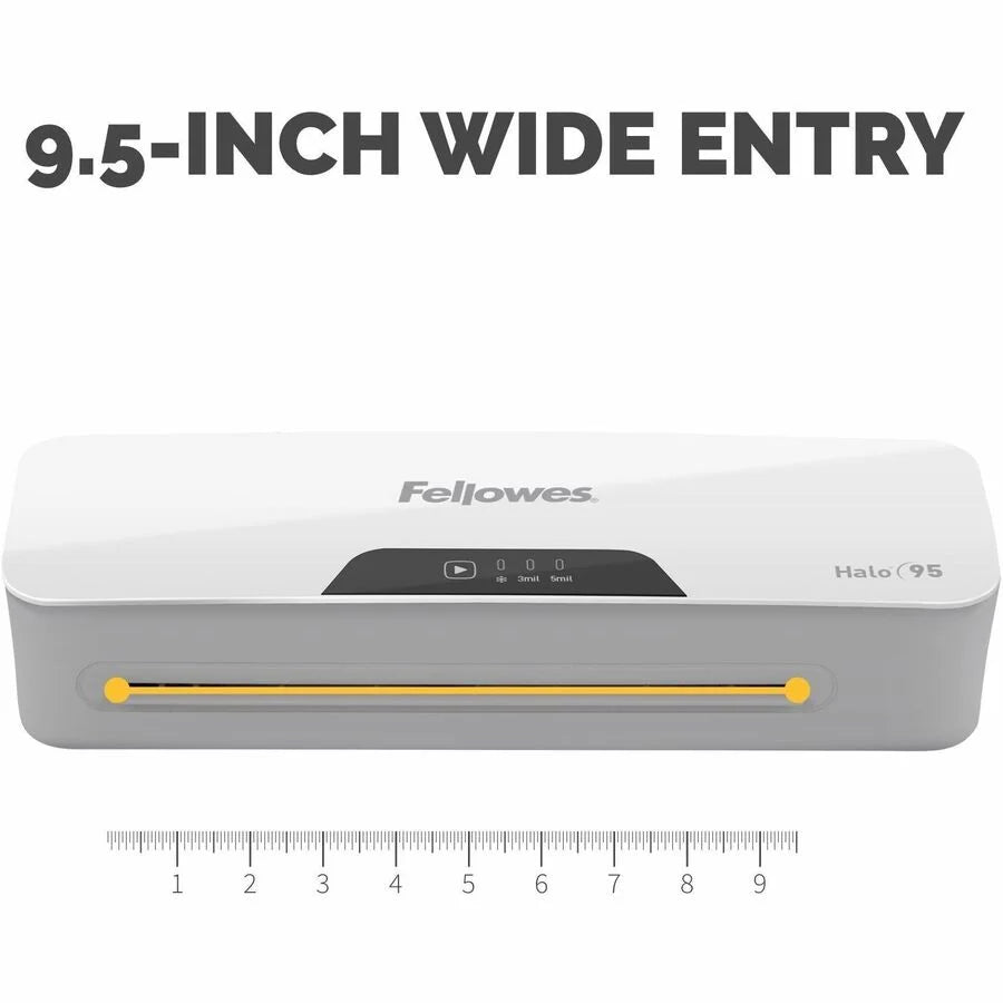 Fellowes Halo 95 Laminator: Pouch Starter Kit for 9.50’’ Width 0.2 mil Thickness - Laminators
