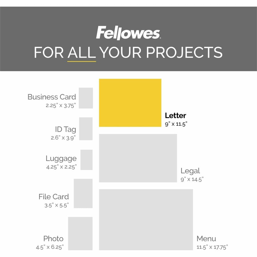 Fellowes ImageLast Jam-Free Thermal Laminating Pouches - Alternate-Image8