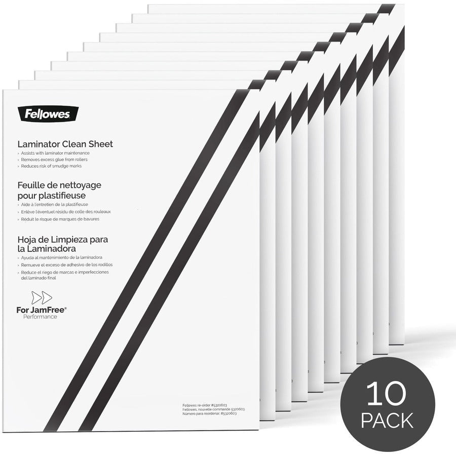 Fellowes Laminator Cleaning Sheets 10pk - Alternate-Image7