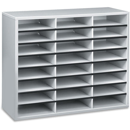 Fellowes Literature Organizer: 24-Compartment Sorter for Efficient Storage - Holders/Sorters