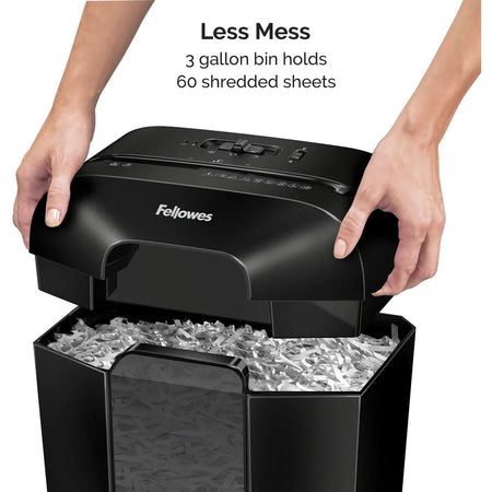 Fellowes LX25 Cross Cut Paper Shredder: Shred Cards Staples - Trimmers & Accessories