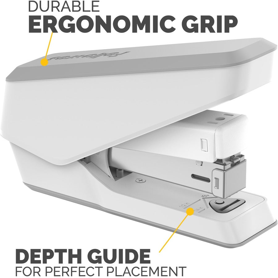 Fellowes LX840 Half Strip EasyPress Stapler White - Alternate-Image5