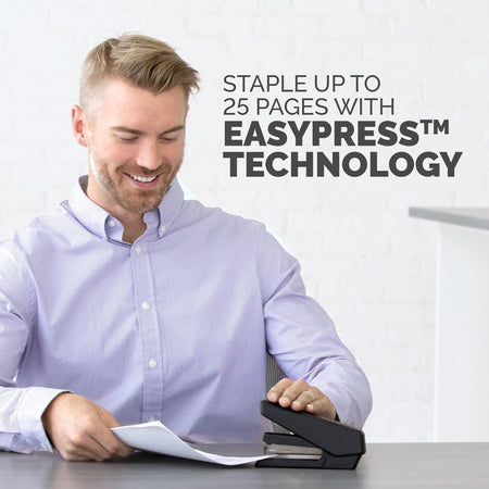 Fellowes LX850 Full Strip EasyPress Stapler - Black - Alternate-Image9