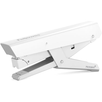 Fellowes LX890 Handheld Plier Stapler - Staples Up to 40 Sheets - White Metal - Staplers