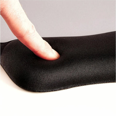 Fellowes Memory Foam Mouse Pad/Wrist Rest - Silver Streak - Ergonomic Support - Pads & Wrist Rests