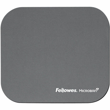 Fellowes Microban Mouse Pad: Graphite 8’’x9’’ Wear Tear Scratch Resistant - Pads & Wrist Rests