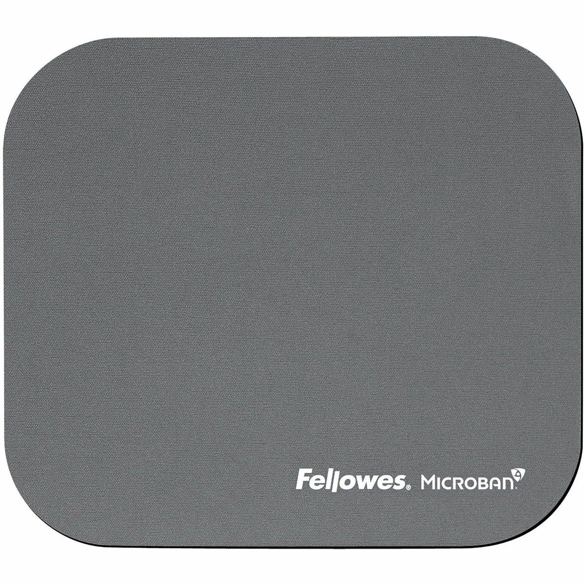 Fellowes Microban Mouse Pad: Graphite 8’’x9’’ Wear Tear Scratch Resistant - Pads & Wrist Rests