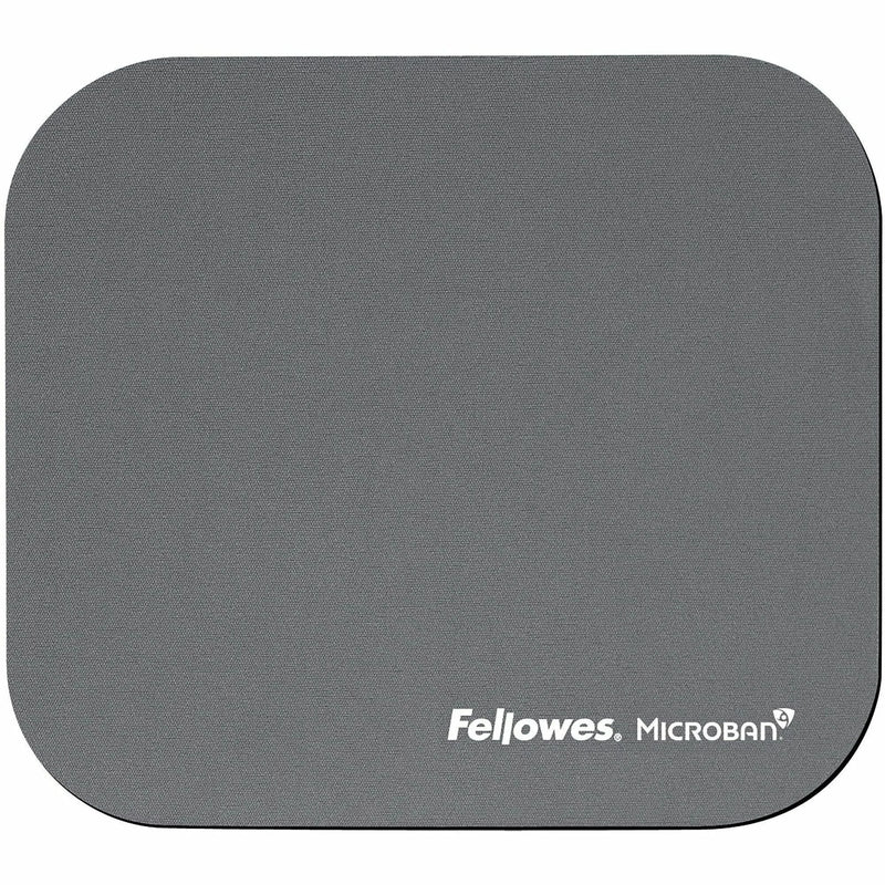 Fellowes Microban Mouse Pad: Graphite 8’’x9’’ Wear Tear Scratch Resistant - Pads & Wrist Rests