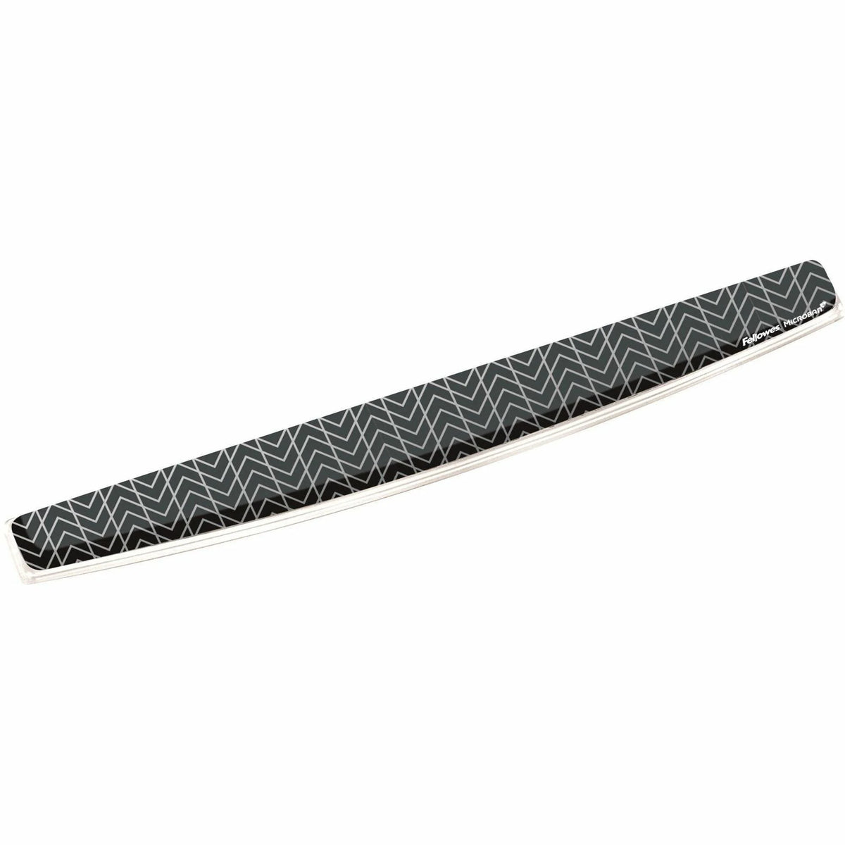 Fellowes Microban Photo Gel Keyboard Wrist Rest - Chevron Design - Mouse Pads & Rests
