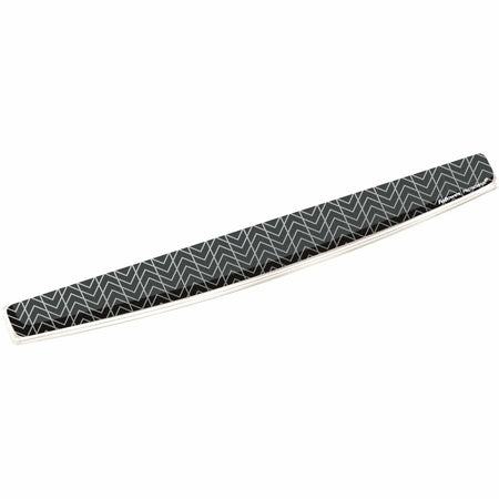 Fellowes Microban Photo Gel Keyboard Wrist Rest - Chevron Design - Mouse Pads & Rests