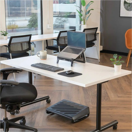 Fellowes Microban Photo Gel Keyboard Wrist Rest - Chevron Design - Mouse Pads & Rests