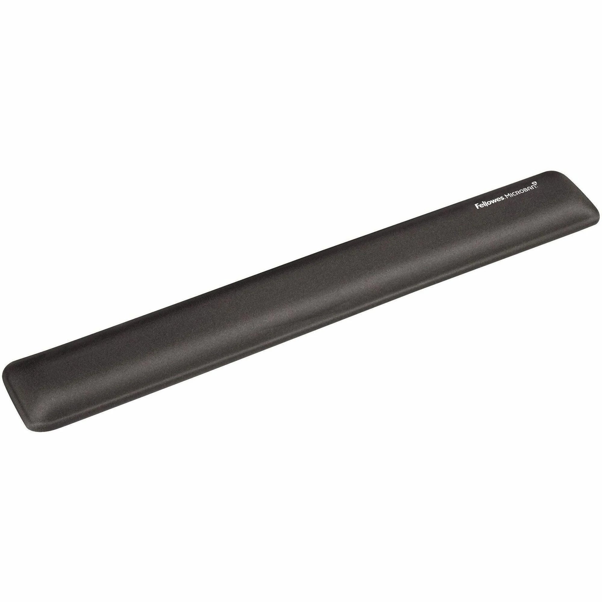 Fellowes Microban Wrist Support: Graphite Gel/Polyester Wear & Tear Resistant - Mouse Pads Rests