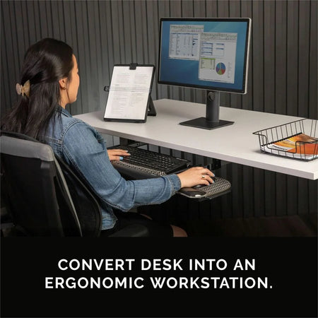 Fellowes Office Suites Keyboard Drawer: Underdesk Storage Solution - Computer / Laptop Accessories