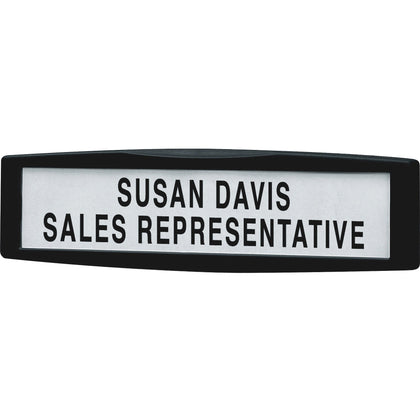Fellowes Partition Additions Name Plate: Wall-Mountable Tackable & Recyclable - Signs Nameplates