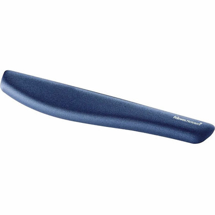 Fellowes PlushTouch Microban Keyboard Wrist Rest - Blue Foam - Wear Resistant Tear Skid Proof - Mouse Pads & Rests