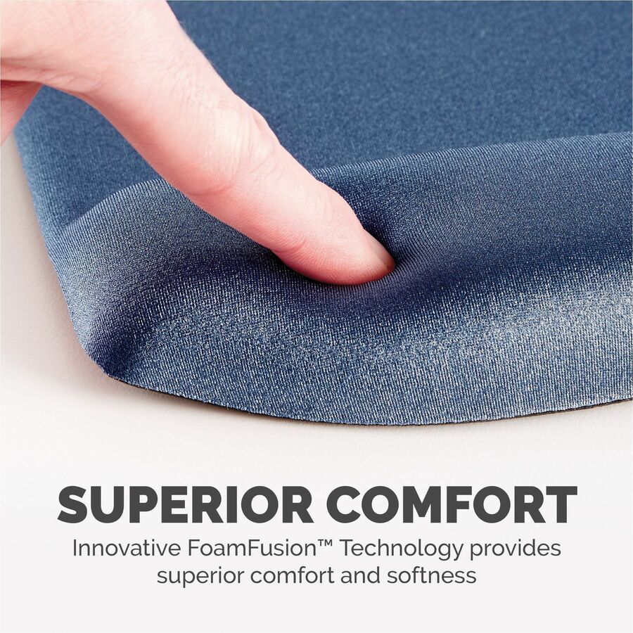 Fellowes PlushTouch Microban Mouse Pad Wrist Rest - Alternate-Image2