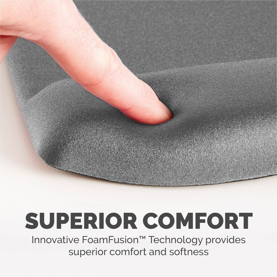 Fellowes PlushTouch Microban Mouse Pad Wrist Rest - Alternate-Image2