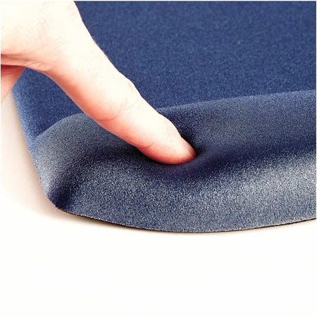 Fellowes PlushTouch Microban Mouse Pad Wrist Rest - Blue - Tear & Wear Resistant - Pads Rests