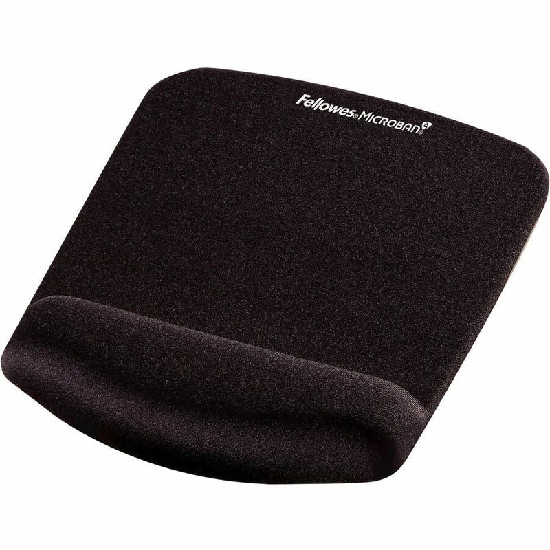 Fellowes PlushTouch Microban Mouse Pad Wrist Rest - Comfortable Support for Your Wrists - Pads & Rests