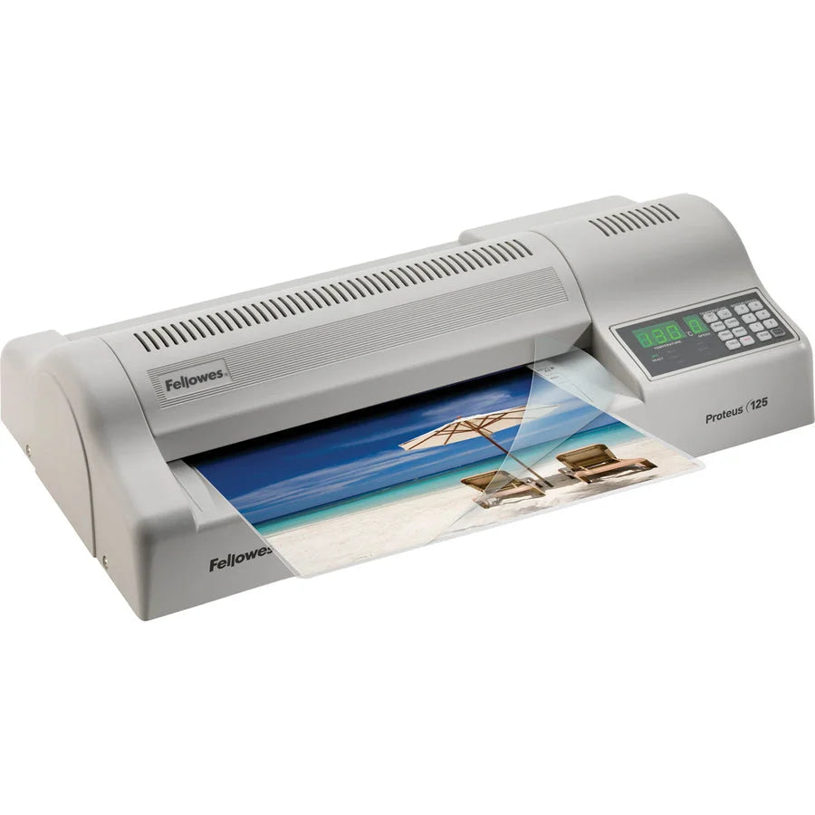 Fellowes Proteus 125 Laminator: 12.50’’ Width 10 mil Thickness - Laminators