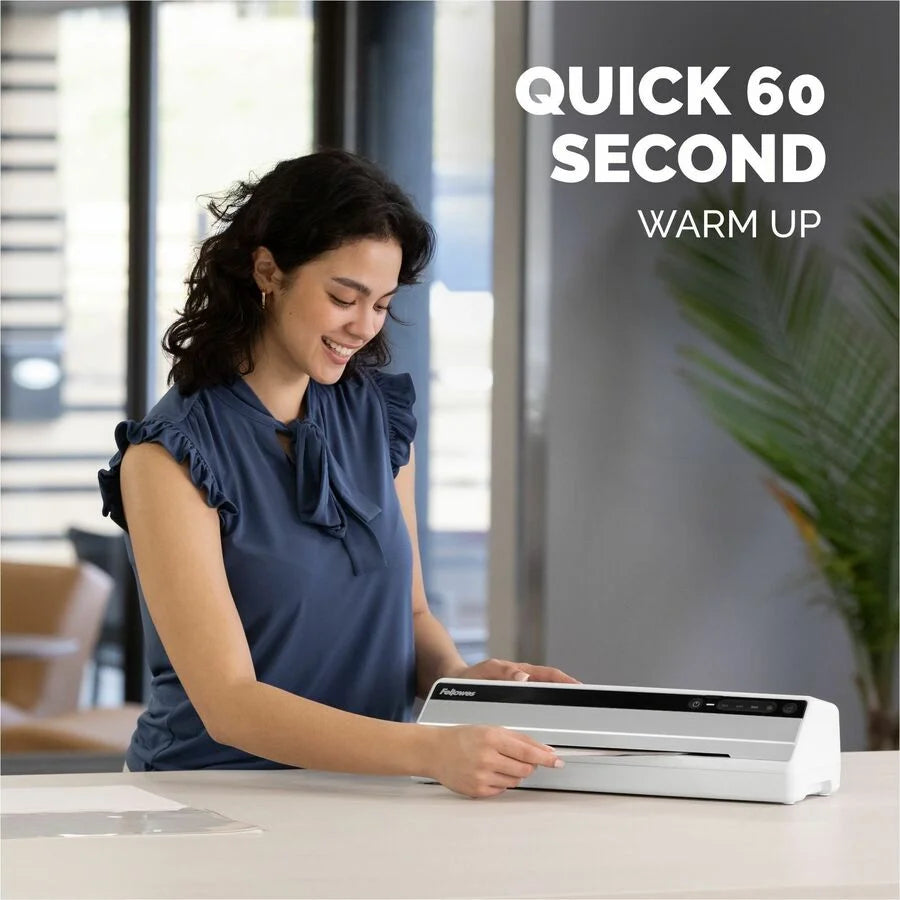 Fellowes Saturn3i 125 Laminator: Pouch Starter Kit 12.50’’ Width 5 mil Thickness - Laminators