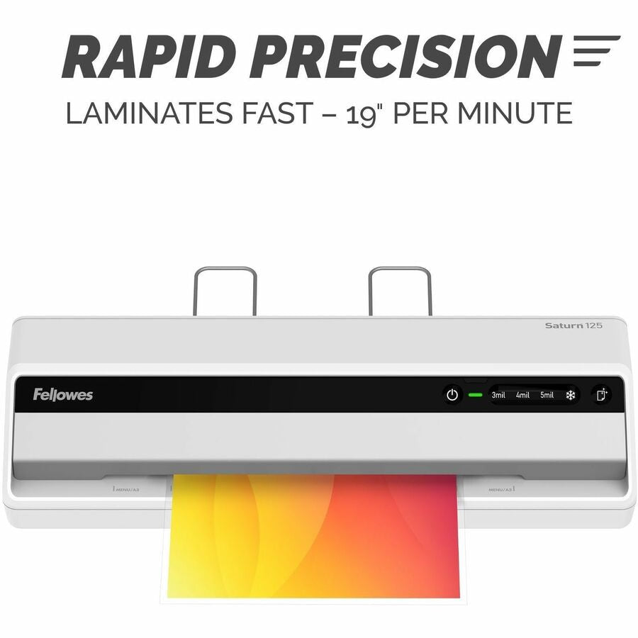 Fellowes Saturn3i 125 Laminator with Pouch Starter Kit - Alternate-Image2
