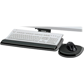 Fellowes Standard Keyboard Tray: Ergonomic Wood Tray - 4.5’’H x 30.5’’W 20’’D - Computer / Laptop Accessories