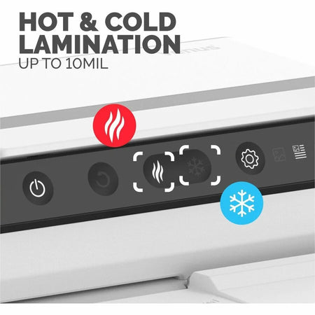 Fellowes Venus 125 Laminator: Pouch 10 mil Thickness - 21.3’’ Width x 8.2’’ Depth - Laminators