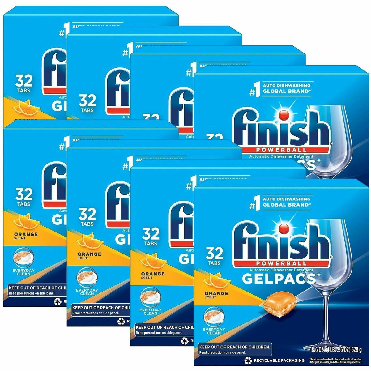 Finish Dishwasher Gel Packs - 2000