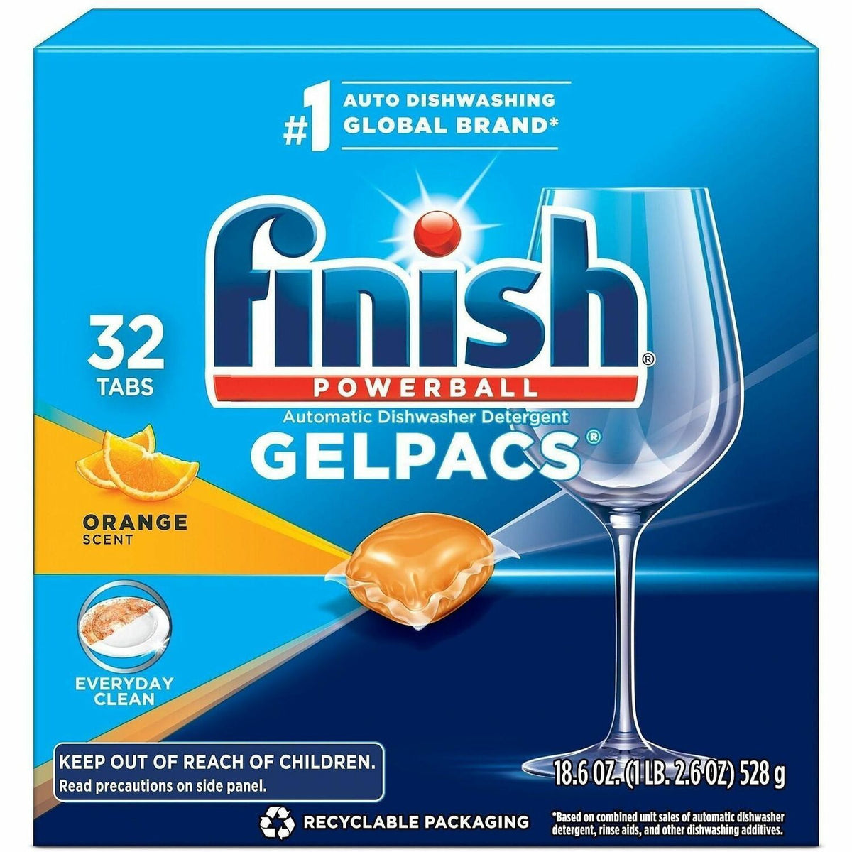 Finish Dishwasher Gel Packs - 1500